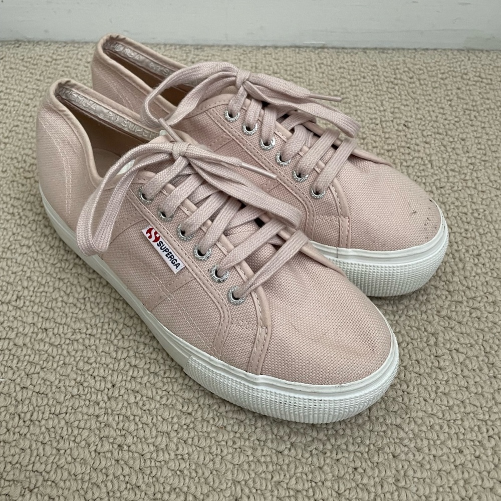 Women's Pink Platform Superga (EU41.5)